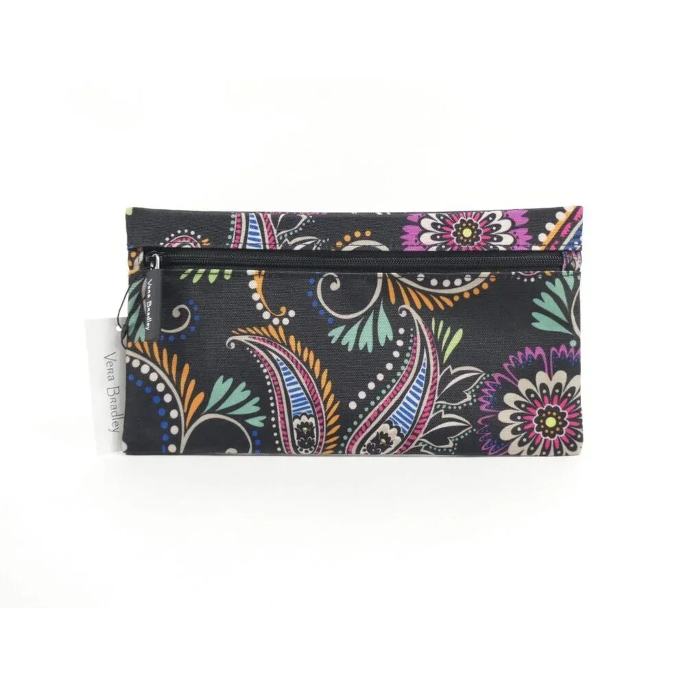 Vera Bradley Bandana Swirl Lighten Up Pencil Pouch NWT‎